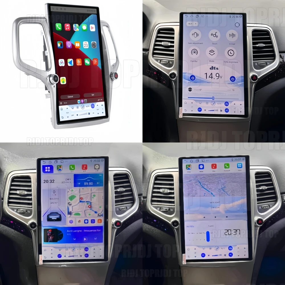 14.5" For Jeep Grand Cherokee 2014 2015-2020 Car Radio Wireless Carplay Multimedia Player GPS Navigation Stereo Screen Head Unit
14.5" For Jeep Grand Cherokee 2014 2015-2020 Car Radio Wireless Carplay Multimedia Player GPS Navigation Stereo Screen Head Unit
