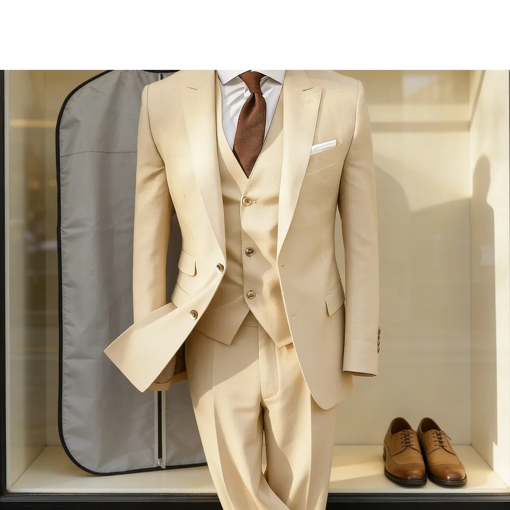 Мужские деловые костюмы, элегантные, 3-х предметные, однобортные, с отложным воротником, смокинг для свадьбы, повседневные, для торжественных мероприятий
Мужские деловые костюмы, элегантные, 3-х предметные, однобортные, с отложным воротником, смокинг для свадьбы, повседневные, для торжественных мероприятий