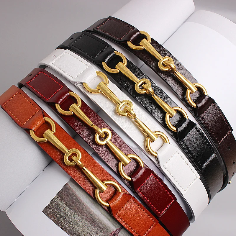 Women's Belt New Simple Belts For Women Saddle Buckle Decoration Cowhide Belt Female
Women's Belt New Simple Belts For Women Saddle Buckle Decoration Cowhide Belt Female