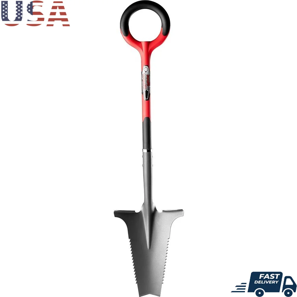 Durable Carbon Steel Root Slayer Shovel Garden Tool Excavating Weeding Planting Outdoors Yard Work Gardening Equipment
Durable Carbon Steel Root Slayer Shovel Garden Tool Excavating Weeding Planting Outdoors Yard Work Gardening Equipment