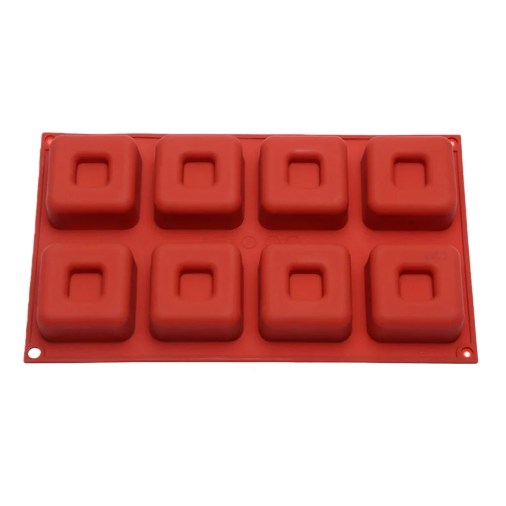 8 Hole Square Shape Silicone Cake Mold DIY Handmade Bread Mold French Style Mousse Dessert Chocolate Tools Ice Grid Kitchen Mold
8 Hole Square Shape Silicone Cake Mold DIY Handmade Bread Mold French Style Mousse Dessert Chocolate Tools Ice Grid Kitchen Mold