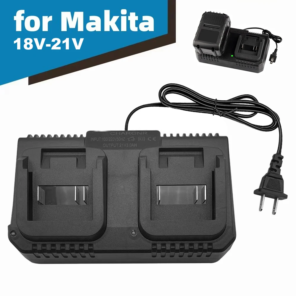 3A Lithium Battery Fast Charger 2 Way Power Tool Battery Charger For Makita 18V 21V Battery BL1415/1815/1830/1850 EU/US Plug
3A Lithium Battery Fast Charger 2 Way Power Tool Battery Charger For Makita 18V 21V Battery BL1415/1815/1830/1850 EU/US Plug