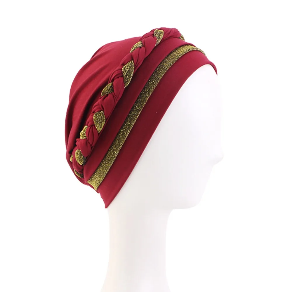 New Soft Women Turban Hijab Hat Elastic Braid Chemo Cap Breathable Bright Silk Turban Cap
New Soft Women Turban Hijab Hat Elastic Braid Chemo Cap Breathable Bright Silk Turban Cap