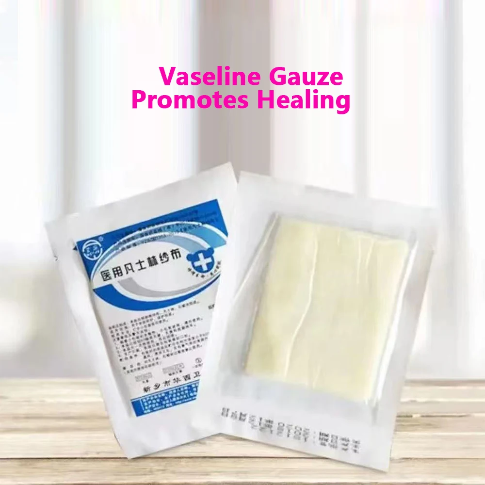 20pcs Vaseline Gauze Medical Non Stick Wound Gauze Oil Gauze Sterile Independent Packaging
20pcs Vaseline Gauze Medical Non Stick Wound Gauze Oil Gauze Sterile Independent Packaging