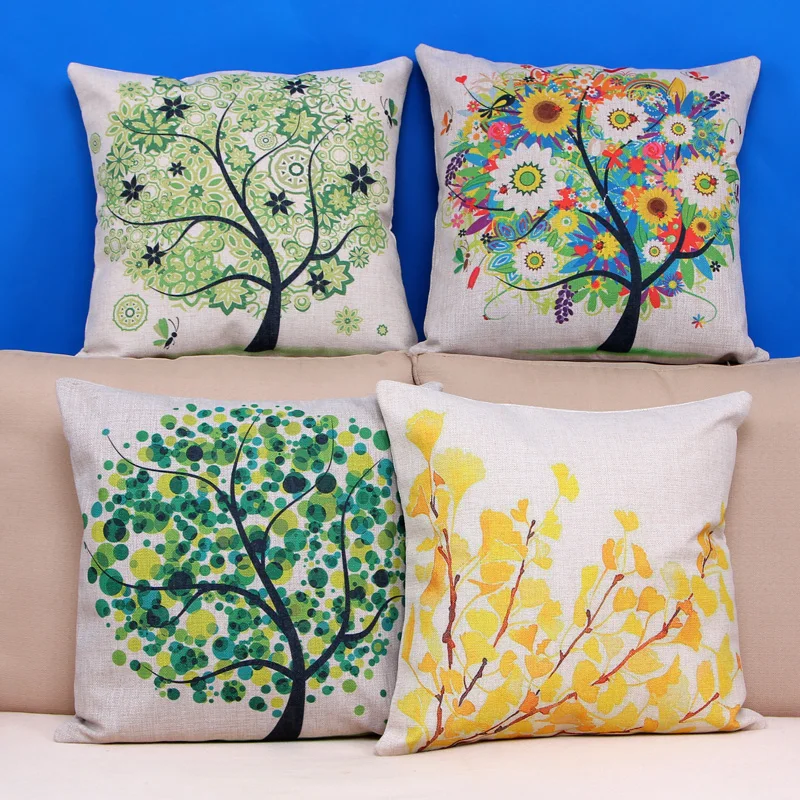 Four Seasons Plant Trees Design Linen Cotton Sofa Hidden Zipper Cushion Cover Polishing Pillowcase Living Room Decorative Gift
Four Seasons Plant Trees Design Linen Cotton Sofa Hidden Zipper Cushion Cover Polishing Pillowcase Living Room Decorative Gift