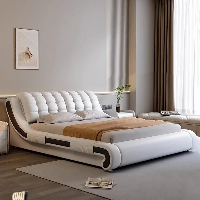 Кожаная кровать принцессы, напольная спальная полная удобная японская дешевая компактная современная кровать, напольная кровать Cama Solteiro, мебель для отеля
Кожаная кровать принцессы, напольная спальная полная удобная японская дешевая компактная современная кровать, напольная кровать Cama Solteiro, мебель для отеля