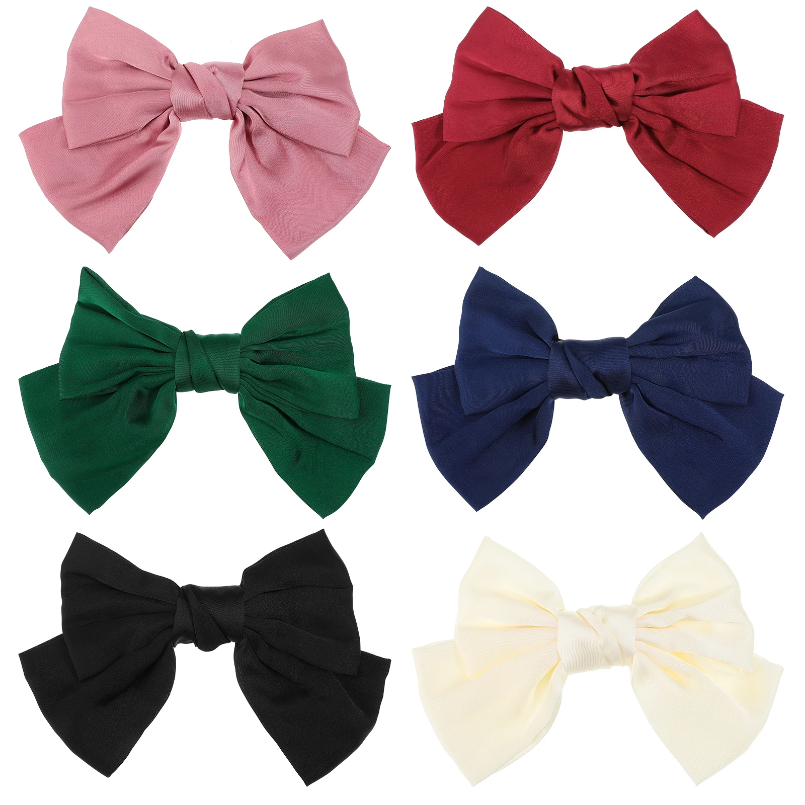 6 Pcs Clips Satin Satin For Girls Bows for Hair Bows Clips Girls Women Dark Red Black Hair Accessories Stylish Design
6 Pcs Clips Satin Satin For Girls Bows for Hair Bows Clips Girls Women Dark Red Black Hair Accessories Stylish Design