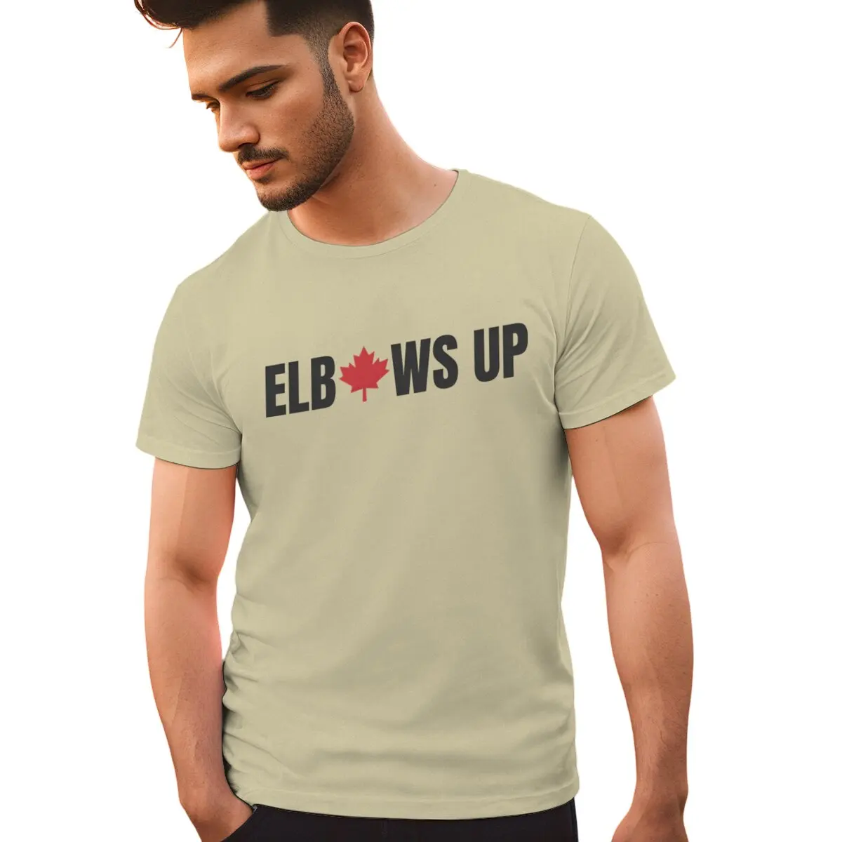 Elbows Up Canada Print T-shirts For Men Summer Short Sleeve O-Neck Loose T Shirt Creative Design Classic Tee Shirt Soft Tops
Elbows Up Canada Print T-shirts For Men Summer Short Sleeve O-Neck Loose T Shirt Creative Design Classic Tee Shirt Soft Tops