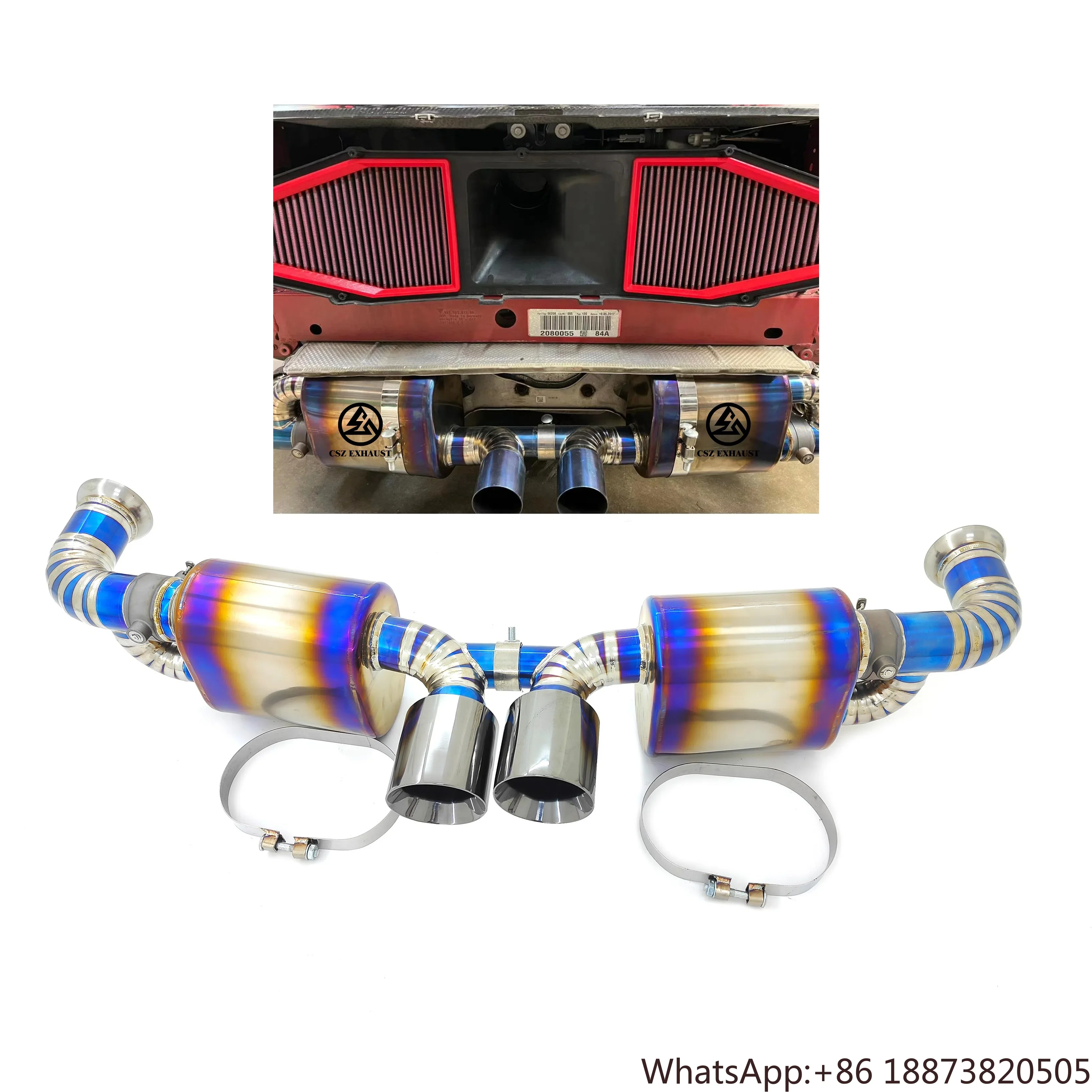Тюнинг Performance Exhaust для Porsche 911 991 991.1 991.2 GT3/GT3 RS Титановый выпускной клапан Axleback
Тюнинг Performance Exhaust для Porsche 911 991 991.1 991.2 GT3/GT3 RS Титановый выпускной клапан Axleback
