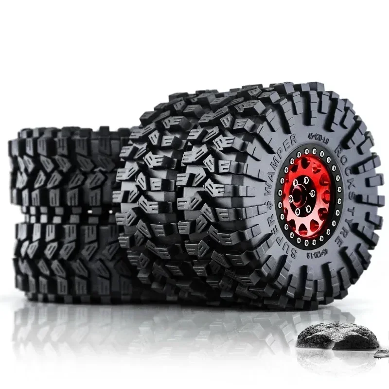 4pcs 120mm 1.9" Metal Beadlock Wheel Rim Rubber Tire Set for 1/10 RC Crawler Car Trxs TRX4 RC4WD D90 Axial SCX10 II III MST
4pcs 120mm 1.9" Metal Beadlock Wheel Rim Rubber Tire Set for 1/10 RC Crawler Car Trxs TRX4 RC4WD D90 Axial SCX10 II III MST