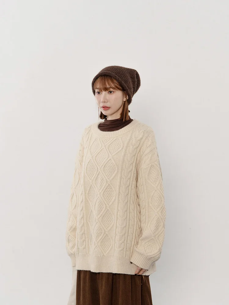 Женский свитер Queenop: новая осенне-зимняя коллекция, широкий вязаный свитер с 3D-узором, повседневный стиль, модная женская одежда из полиэфирного волокна
Женский свитер Queenop: новая осенне-зимняя коллекция, широкий вязаный свитер с 3D-узором, повседневный стиль, модная женская одежда из полиэфирного волокна