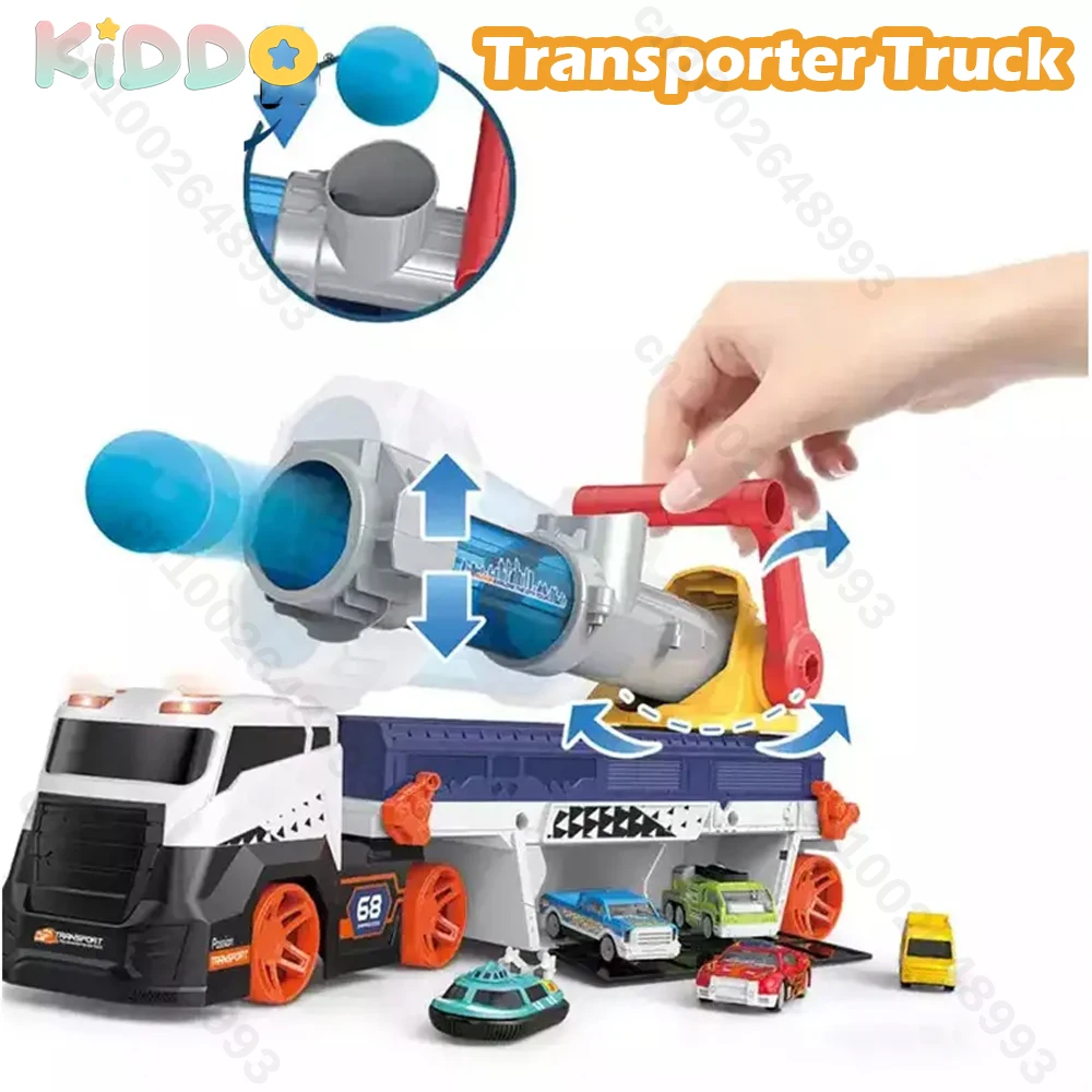 Explosion-Proof Transporter Truck Cannon Firing Car Launching Sliding Music and Light Simulations Pull Back Toys for Boys Gift
Explosion-Proof Transporter Truck Cannon Firing Car Launching Sliding Music and Light Simulations Pull Back Toys for Boys Gift