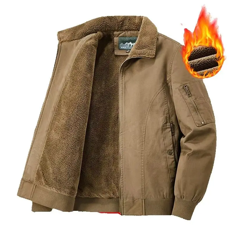 Men's plus Size Fleece Jacket Workwear Cold Resistant Winter Cotton Coat Warm Top Lamb Fleece New Arrival for Men
Men's plus Size Fleece Jacket Workwear Cold Resistant Winter Cotton Coat Warm Top Lamb Fleece New Arrival for Men