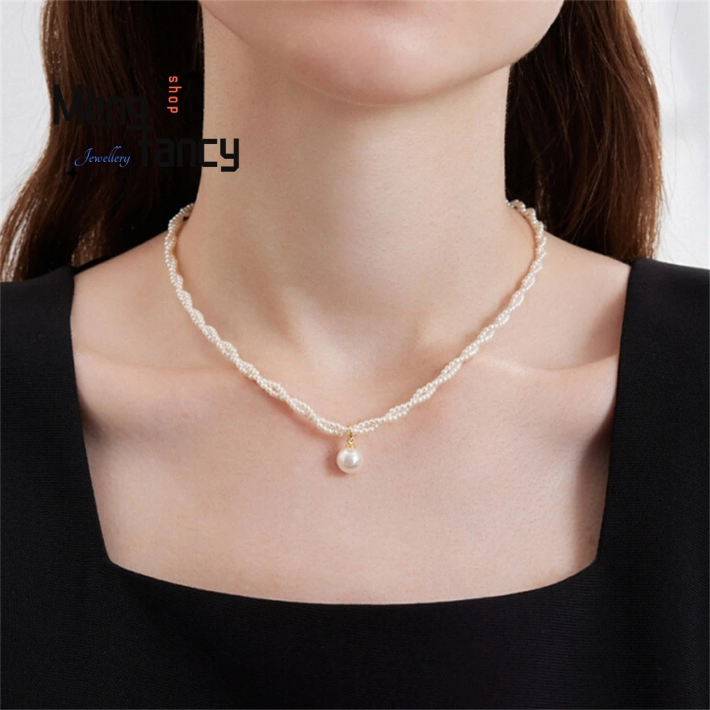 Double-Layer Millet Pearl Necklace, A High-End, Niche Pendant For Women In Summer, Collarbone Necklace Accessory Fashion Jewelry
Double-Layer Millet Pearl Necklace, A High-End, Niche Pendant For Women In Summer, Collarbone Necklace Accessory Fashion Jewelry