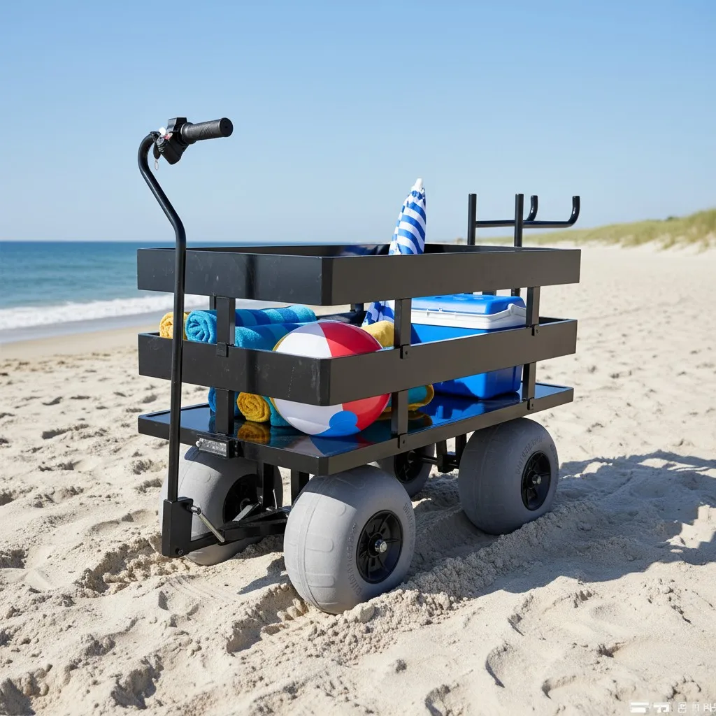 Multi-Terrain Beach Cart 4 Wheels Platform Cart Aluminium Alloy Heavy-Duty Outdoor Beach Wagon
Multi-Terrain Beach Cart 4 Wheels Platform Cart Aluminium Alloy Heavy-Duty Outdoor Beach Wagon