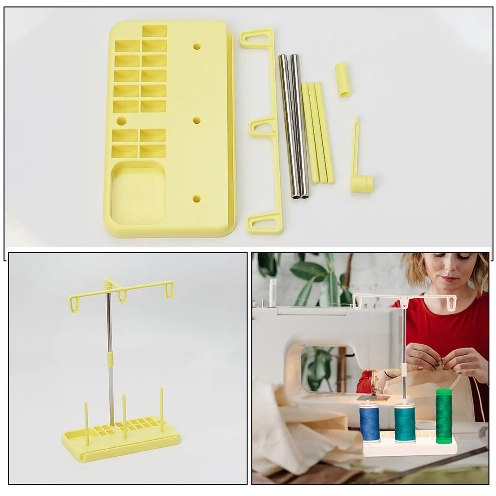 2Pcs Professional Sewing Machine Thread Stand Durable Spool Holder for Embroidery Quilting Projects Thread Stand
2Pcs Professional Sewing Machine Thread Stand Durable Spool Holder for Embroidery Quilting Projects Thread Stand