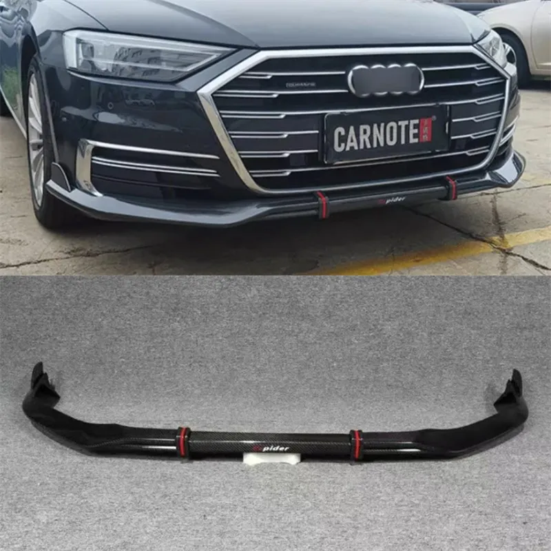 For Audi A8 2018 2019 2020 2021 Real Dry Carbon Fiber Front Lip Front Bumper Lower Lip Under Spoiler Splitter Body Kit
For Audi A8 2018 2019 2020 2021 Real Dry Carbon Fiber Front Lip Front Bumper Lower Lip Under Spoiler Splitter Body Kit