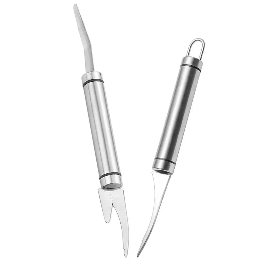 2 Pcs Shrimp Convenient Fish Scale Remover Human Body Ergonomic Cleaner Silver Professional Peeler
2 Pcs Shrimp Convenient Fish Scale Remover Human Body Ergonomic Cleaner Silver Professional Peeler