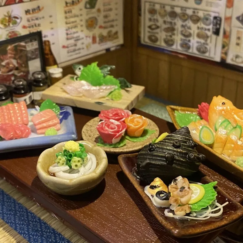 Gachapon Capsule Toy Simulated Japanese Cuisine Yusheng Sashimi Miniature Model Action Figures Collection Ornaments Gifts
Gachapon Capsule Toy Simulated Japanese Cuisine Yusheng Sashimi Miniature Model Action Figures Collection Ornaments Gifts