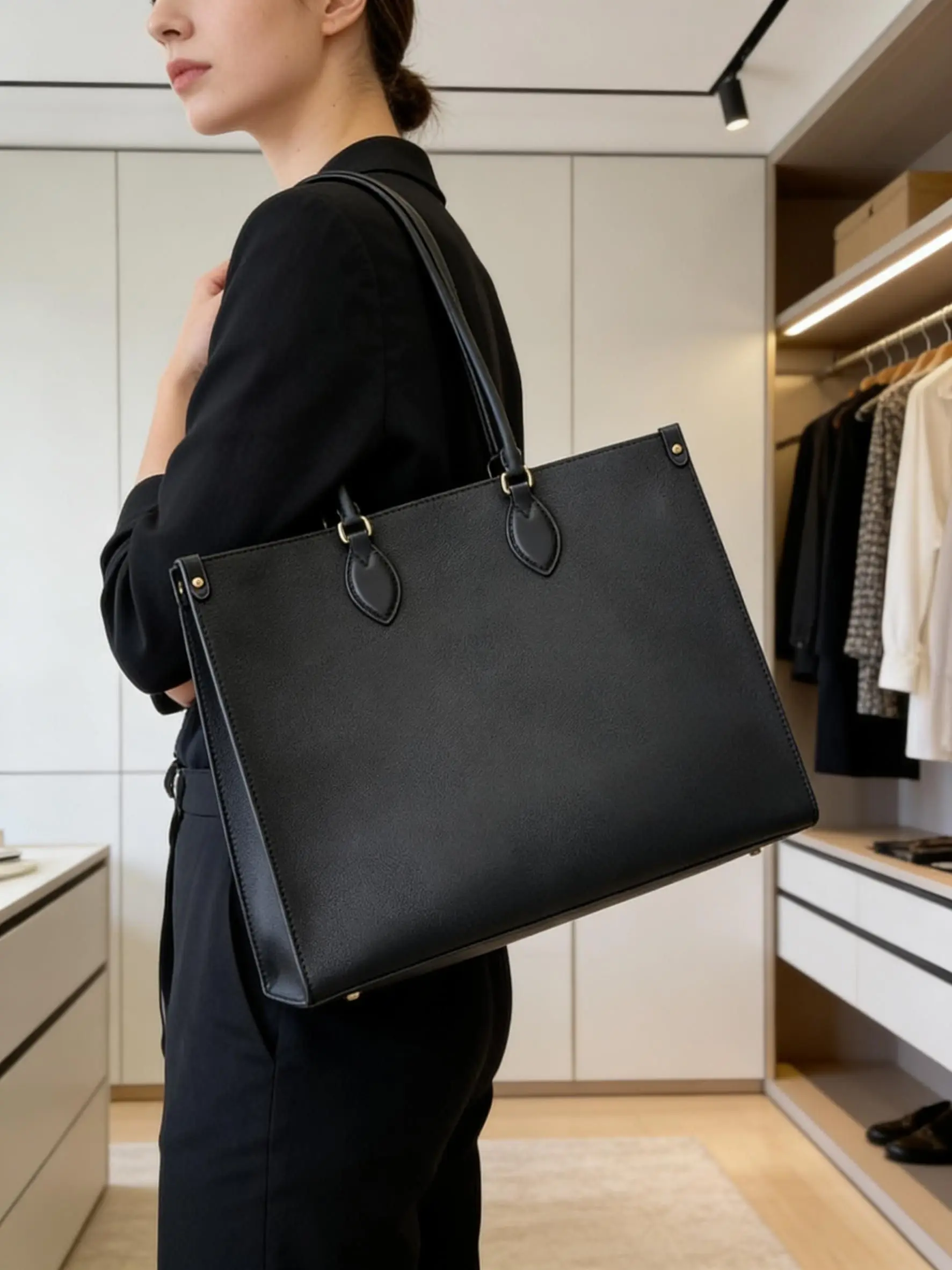 New Luxury Women's Handbag Minimalist Classic Large-Capacity Tote Bag
New Luxury Women's Handbag Minimalist Classic Large-Capacity Tote Bag