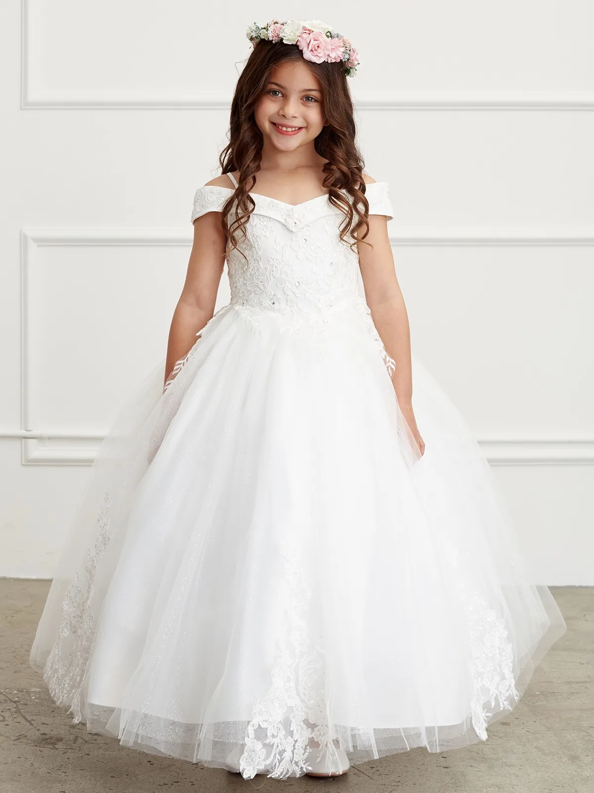 Elegant White Flower Girl Dress For Wedding Lace Tulle Beaded Applique Puffy Princess Kids First Communion Gown
Elegant White Flower Girl Dress For Wedding Lace Tulle Beaded Applique Puffy Princess Kids First Communion Gown