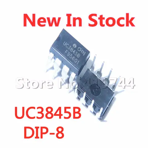 5PCS/LOT UC3845B UC3845BN DIP-8 in-line current mode controller chip  In Stock NEW original IC