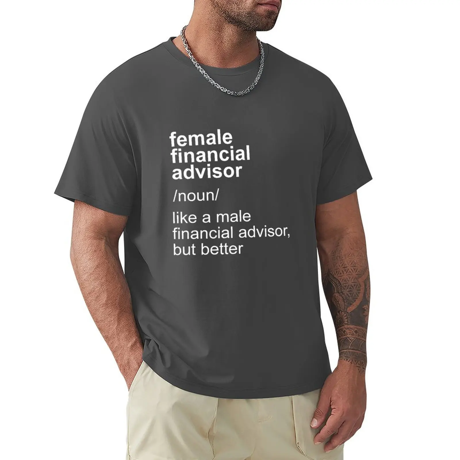 Female Financial Advisor tee T-shirt sweat plain summer tops heavyweight t shirts for men
Female Financial Advisor tee T-shirt sweat plain summer tops heavyweight t shirts for men