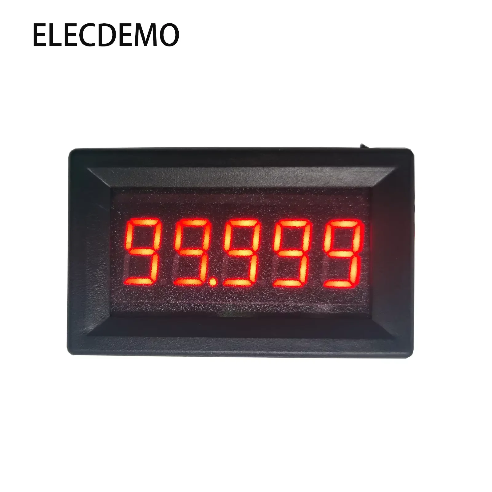 5-bit high-precision DC digital display digital voltmeter 0-99.999V (100V) online 485 communication
5-bit high-precision DC digital display digital voltmeter 0-99.999V (100V) online 485 communication