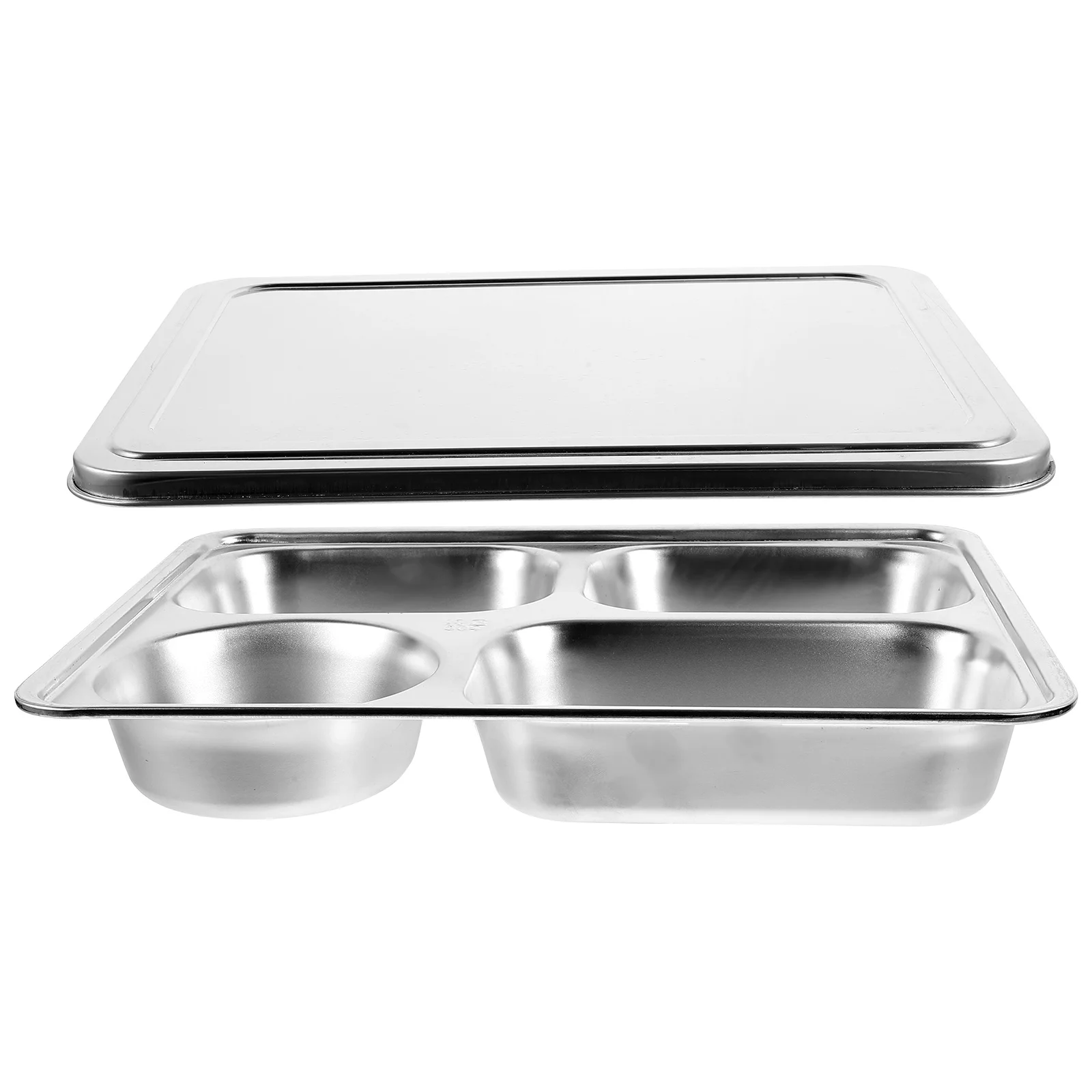 Stainless Steel Dinner Plate Plates Divided Food Tray Snack Serving Dish Divider Compartment 304 for Adults Child
Stainless Steel Dinner Plate Plates Divided Food Tray Snack Serving Dish Divider Compartment 304 for Adults Child