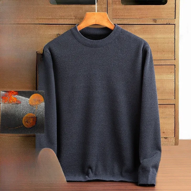 Men's round Ne Fce Lined Knitwear Casual Loose Thiened Winter Sweatirt Warm Base Layer irt Soft Comfortable Long S...
Men's round Ne Fce Lined Knitwear Casual Loose Thiened Winter Sweatirt Warm Base Layer irt Soft Comfortable Long S...
