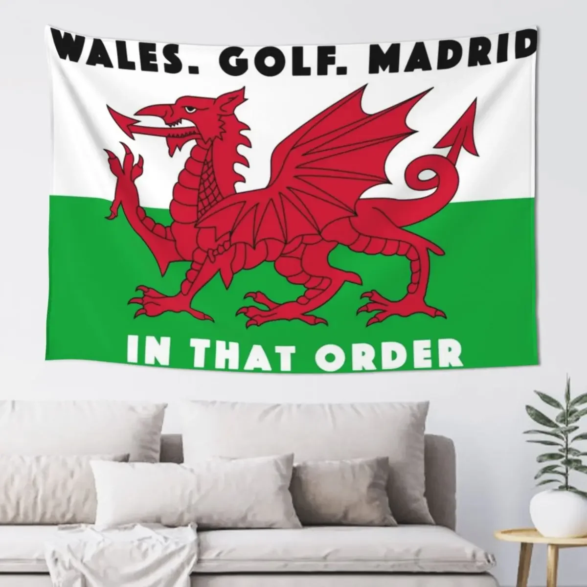 WALES GOLF MADRID Tapestry Room Decoration Aesthetic Decoration Home Decoration For Rooms Tapestry
WALES GOLF MADRID Tapestry Room Decoration Aesthetic Decoration Home Decoration For Rooms Tapestry