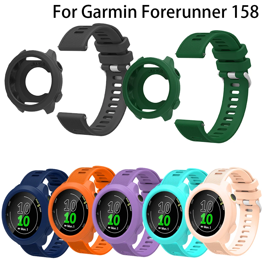 Sport Silicone 20mm WatchStrap For Garmin Forerunner 158 Smart Wristbands Forerunner158 Watchband Bracelet Belt&protector case
Sport Silicone 20mm WatchStrap For Garmin Forerunner 158 Smart Wristbands Forerunner158 Watchband Bracelet Belt&protector case