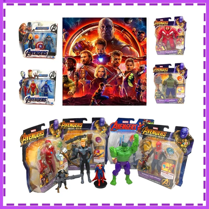 Hasbro Anime Marvel The Avengers Hulk Black Widow Ronin Captain America Thanos Gifts for Children Action Figure Model Toys
Hasbro Anime Marvel The Avengers Hulk Black Widow Ronin Captain America Thanos Gifts for Children Action Figure Model Toys