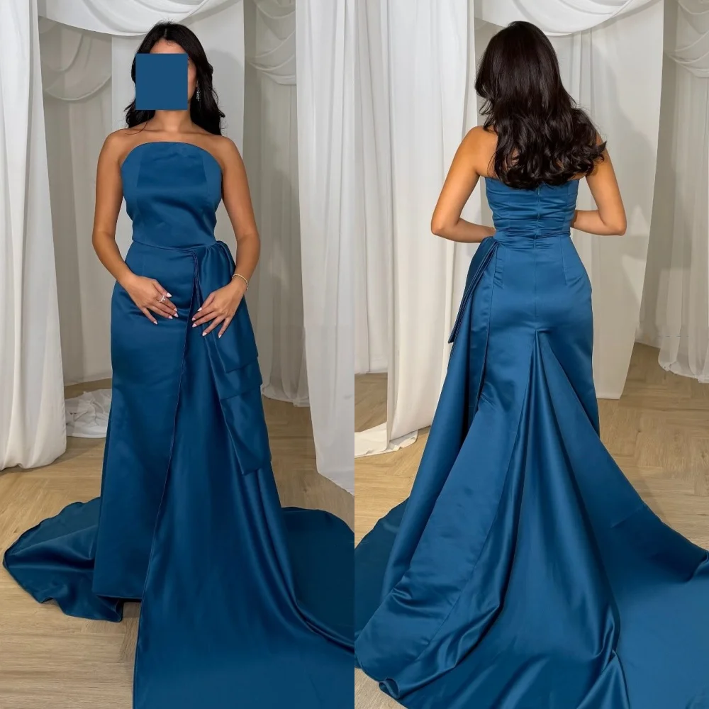 Customized Simple Matching Pleat Ruched A-line Strapless Long Dresses Bespoke Occasion Dresses Exquisite Chinese Style Casual
Customized Simple Matching Pleat Ruched A-line Strapless Long Dresses Bespoke Occasion Dresses Exquisite Chinese Style Casual