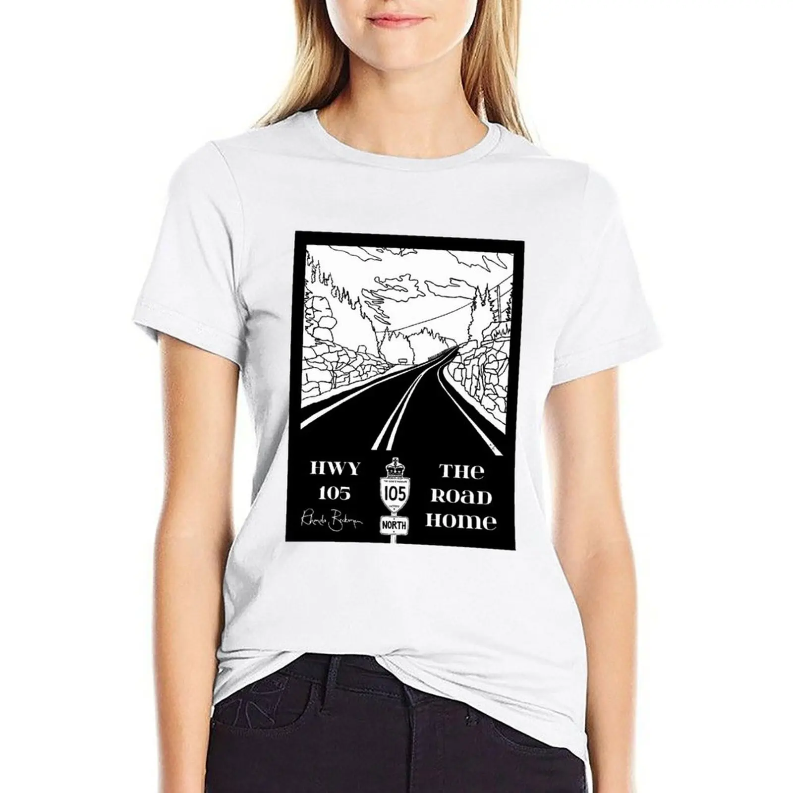 Highway 105 #2 vertical format T-shirt korean fashion summer tops fashion woman blouse 2024
Highway 105 #2 vertical format T-shirt korean fashion summer tops fashion woman blouse 2024