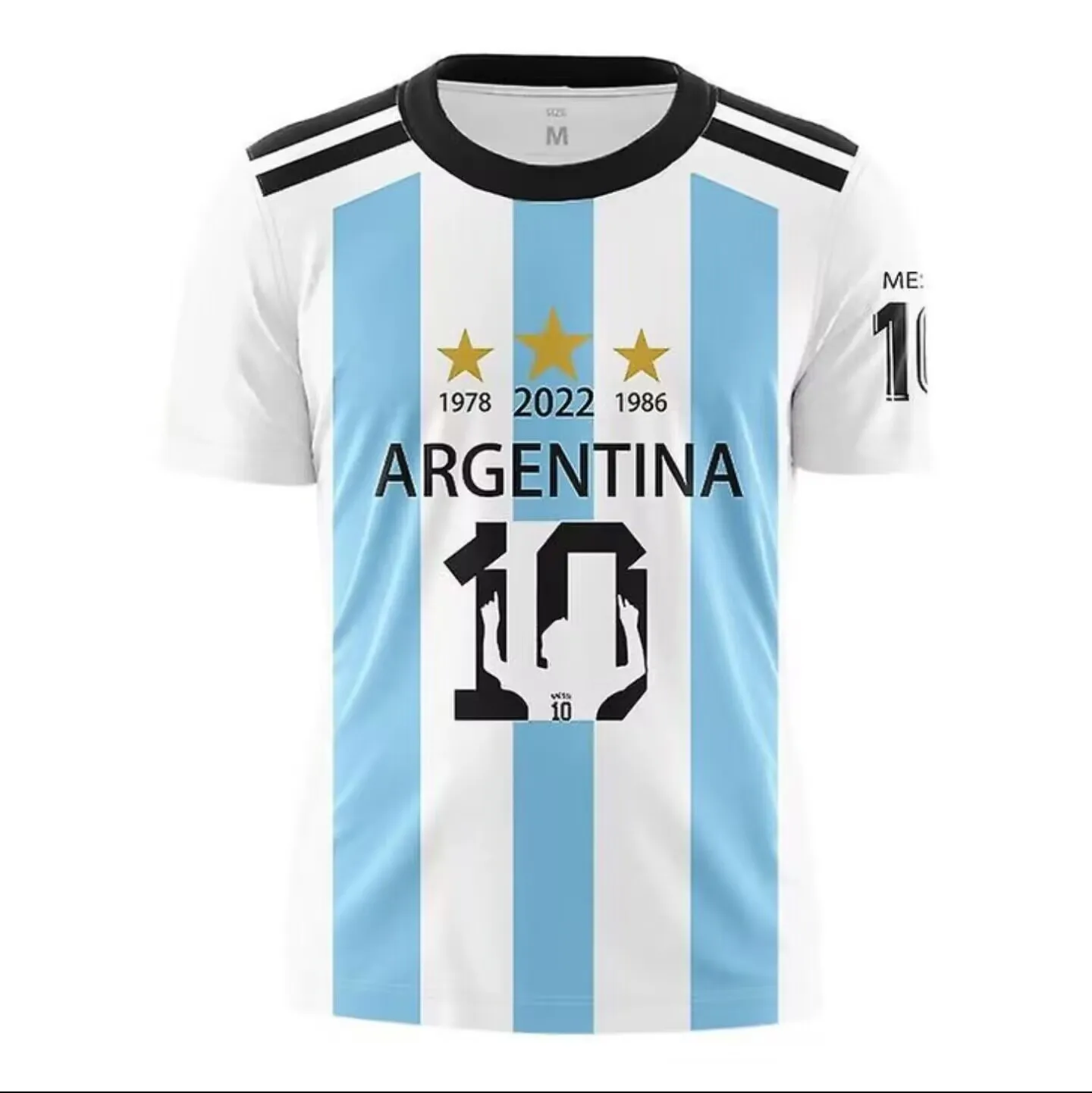 Hot-selling Men's T-shirt 3D Printing Argentina Original Football Shirt Fashion Trend Printing Short Sleeve
Hot-selling Men's T-shirt 3D Printing Argentina Original Football Shirt Fashion Trend Printing Short Sleeve