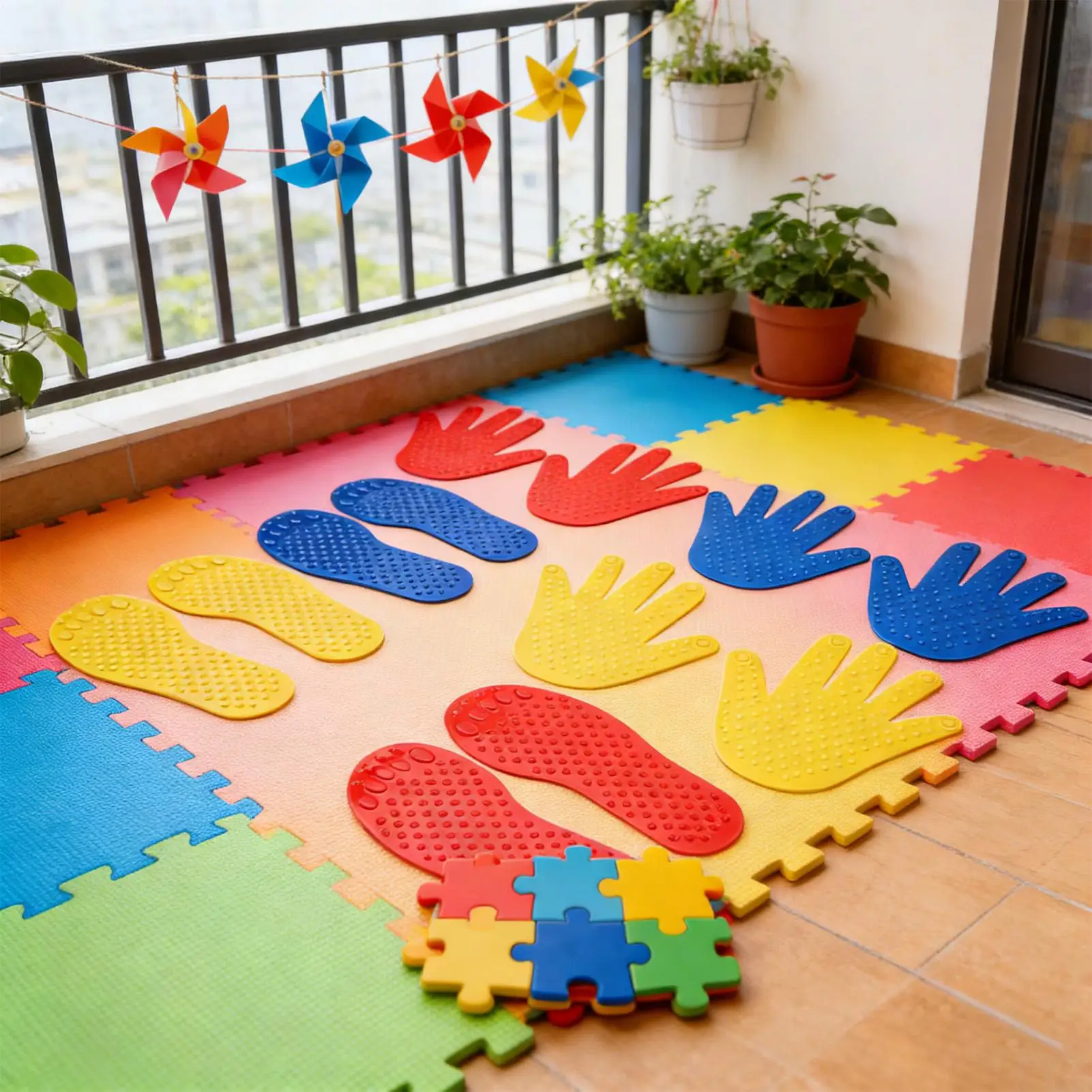 Hand And Foot Game Mat 6 Pairs Interactive Fitness Toy Coordination Exercise Toy For Kids Adults Kindergarten Home Indoor
Hand And Foot Game Mat 6 Pairs Interactive Fitness Toy Coordination Exercise Toy For Kids Adults Kindergarten Home Indoor