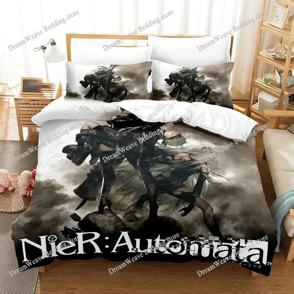 Game NieR Automata YoRHa No.2 Type B 2B Bedding Set Boys Girls Twin Queen Size Duvet Cover Pillowcase Bed Adult Home Textile9639
Game NieR Automata YoRHa No.2 Type B 2B Bedding Set Boys Girls Twin Queen Size Duvet Cover Pillowcase Bed Adult Home Textile9639