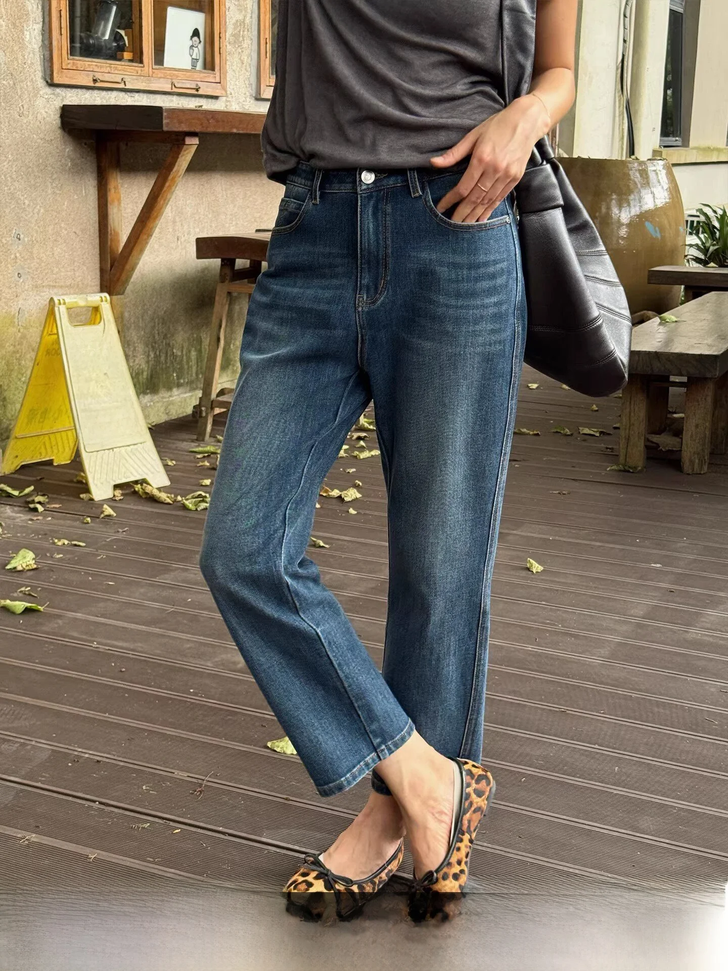Blue Washed Straight Leg Jeans Women's Elastic Slim Fit Nine Tube Pants Natural Waist Cotton Blend Zipper Closure Spring 2026
Blue Washed Straight Leg Jeans Women's Elastic Slim Fit Nine Tube Pants Natural Waist Cotton Blend Zipper Closure Spring 2026
