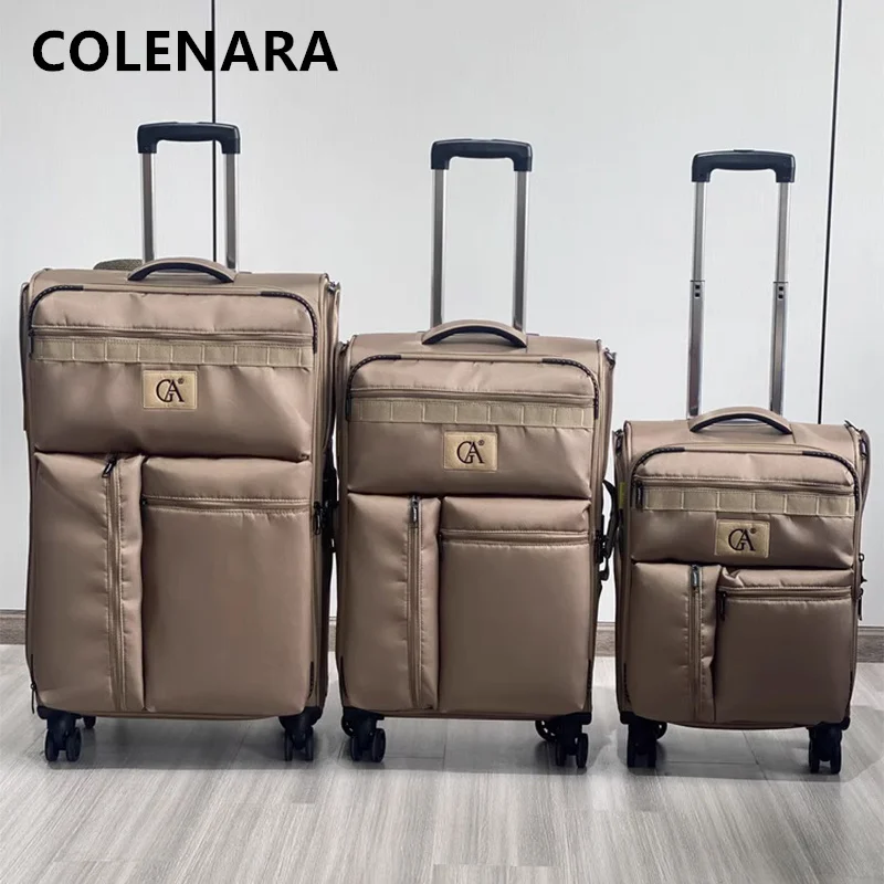 COLENARA 28"Suitcase on Wheels Oxford Cloth 20 Inches Boarding Box 24" Men's Business Trolley Case Large Capacity Travel Luggage
COLENARA 28"Suitcase on Wheels Oxford Cloth 20 Inches Boarding Box 24" Men's Business Trolley Case Large Capacity Travel Luggage