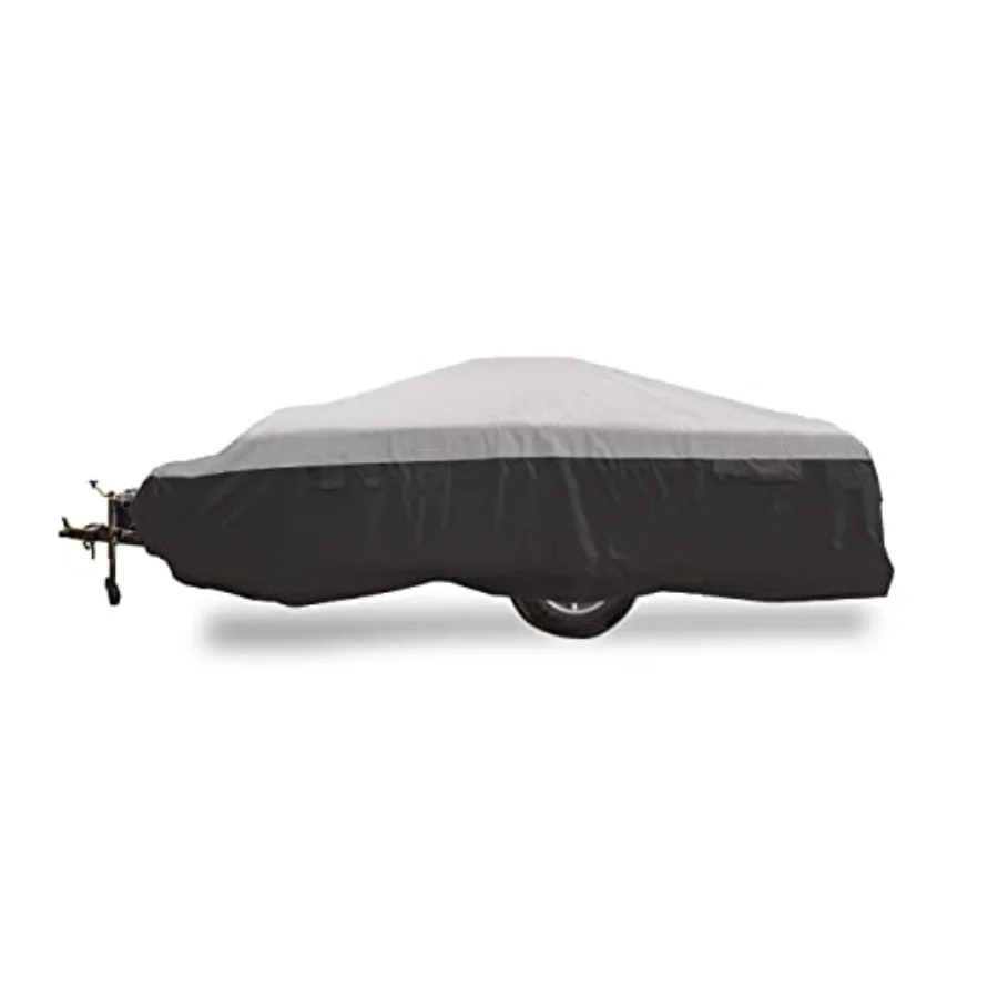 ULTRAGuard 14-16-Ft Pop-Up Camper RV Cover for outdoor storage, premium polypropylene fabric, gray, waterproof with covered air
ULTRAGuard 14-16-Ft Pop-Up Camper RV Cover for outdoor storage, premium polypropylene fabric, gray, waterproof with covered air