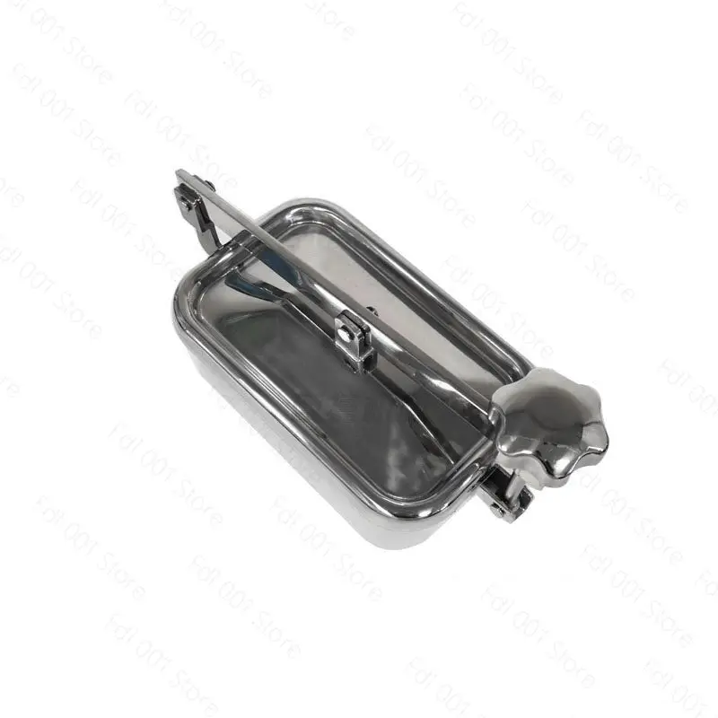 304 Stainless Steel Square Manhole Cover, Hygienic Square Handhole Constant Pressure for Filling Discharge
304 Stainless Steel Square Manhole Cover, Hygienic Square Handhole Constant Pressure for Filling Discharge