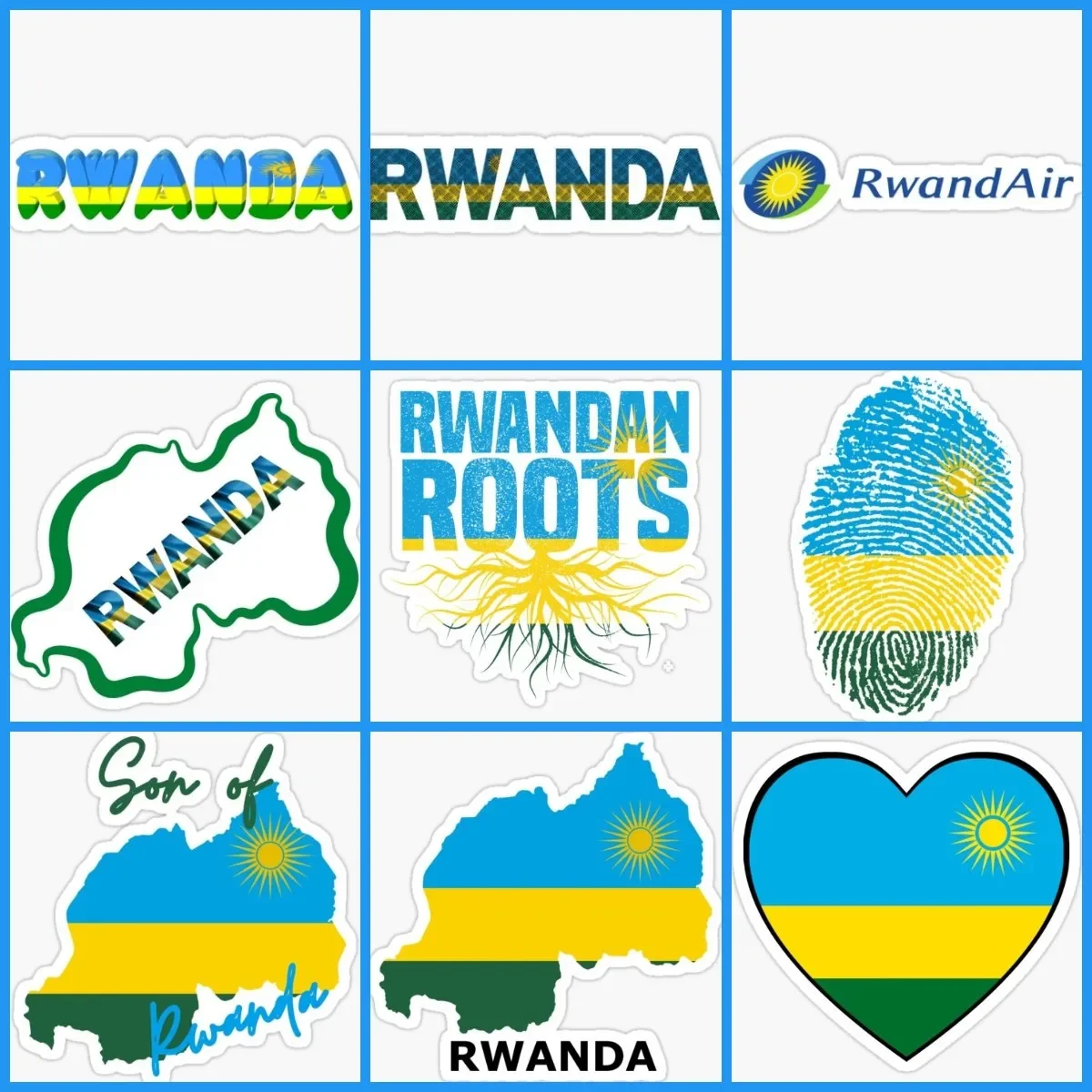 Rwandan flag map love Creative Sticker Vinyl Motorcycle Accessories Laptop truck window bicycle van car Glass decal Customizable
Rwandan flag map love Creative Sticker Vinyl Motorcycle Accessories Laptop truck window bicycle van car Glass decal Customizable