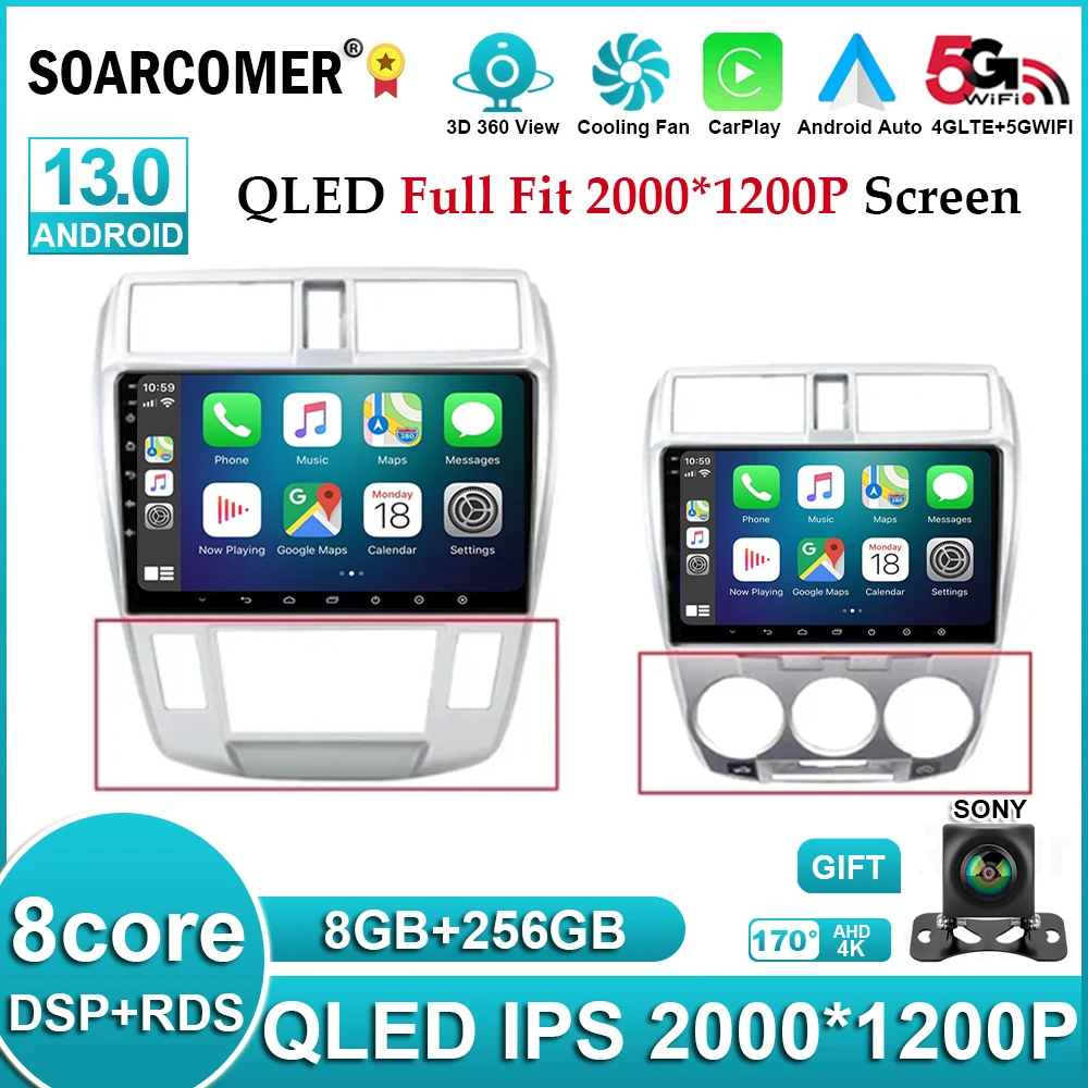 Android 13 Car Radio Stereo for Honda City 2008-2016 Multimedia Video Player GPS Navigation Wireless Carplay Auto Head Unit
Android 13 Car Radio Stereo for Honda City 2008-2016 Multimedia Video Player GPS Navigation Wireless Carplay Auto Head Unit