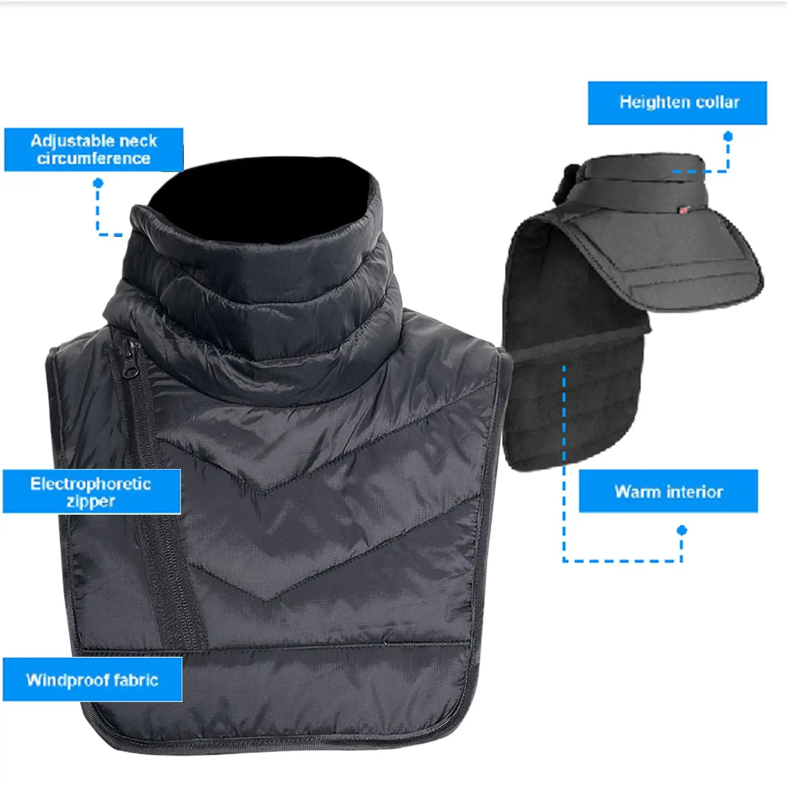Winter Neck Warmer Windproof Waterproof Neck Warmer Chest Wrap For Winter For Skiing Fishing Running Hiking Outdoor Activities
Winter Neck Warmer Windproof Waterproof Neck Warmer Chest Wrap For Winter For Skiing Fishing Running Hiking Outdoor Activities