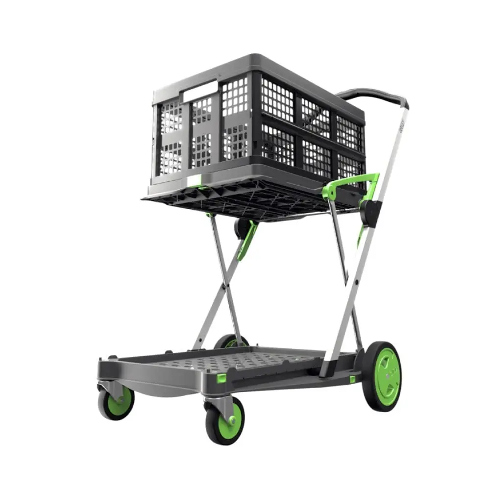 New Double Decker Folding Cart Heavy Duty Utility Cart Trolley Grocery Shopping Cart With Storage Crate
New Double Decker Folding Cart Heavy Duty Utility Cart Trolley Grocery Shopping Cart With Storage Crate