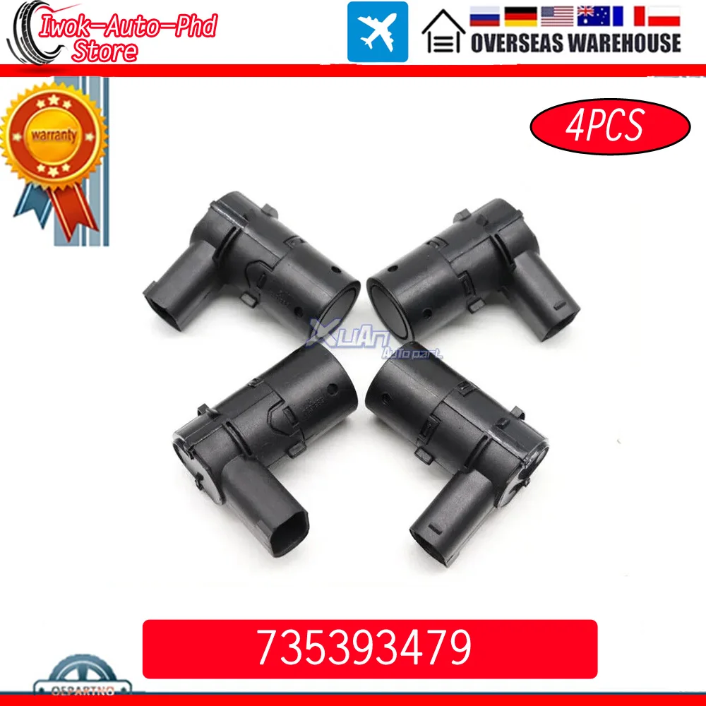 Датчик парковки для Alfa Romeo 147 156 159 166 GT JTD Brera Fiat Lancia 735393479, 4 шт.
Датчик парковки для Alfa Romeo 147 156 159 166 GT JTD Brera Fiat Lancia 735393479, 4 шт.