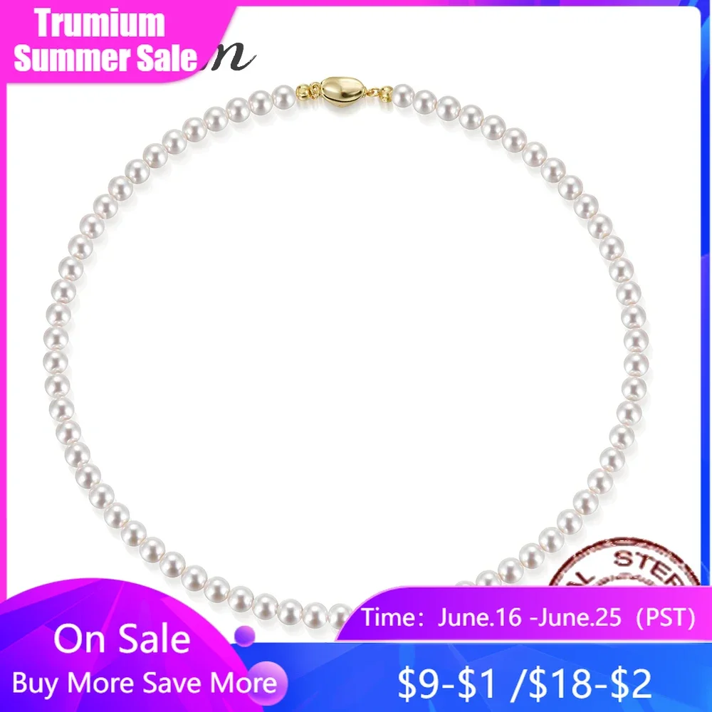 Trumium Vintage Elegant 6/8/10mm White Pearl Chain Choker Necklace for Women Wedding Party Fashion Simple Jewelry Giris Gift
Trumium Vintage Elegant 6/8/10mm White Pearl Chain Choker Necklace for Women Wedding Party Fashion Simple Jewelry Giris Gift