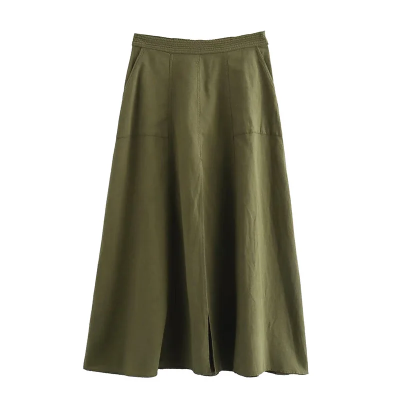 Summer Women's High Waist Half Skirt 2024 New Casual Fashion Classic Retro Wide Elegant Solid Color Peplum Women's Skirt
Summer Women's High Waist Half Skirt 2024 New Casual Fashion Classic Retro Wide Elegant Solid Color Peplum Women's Skirt
