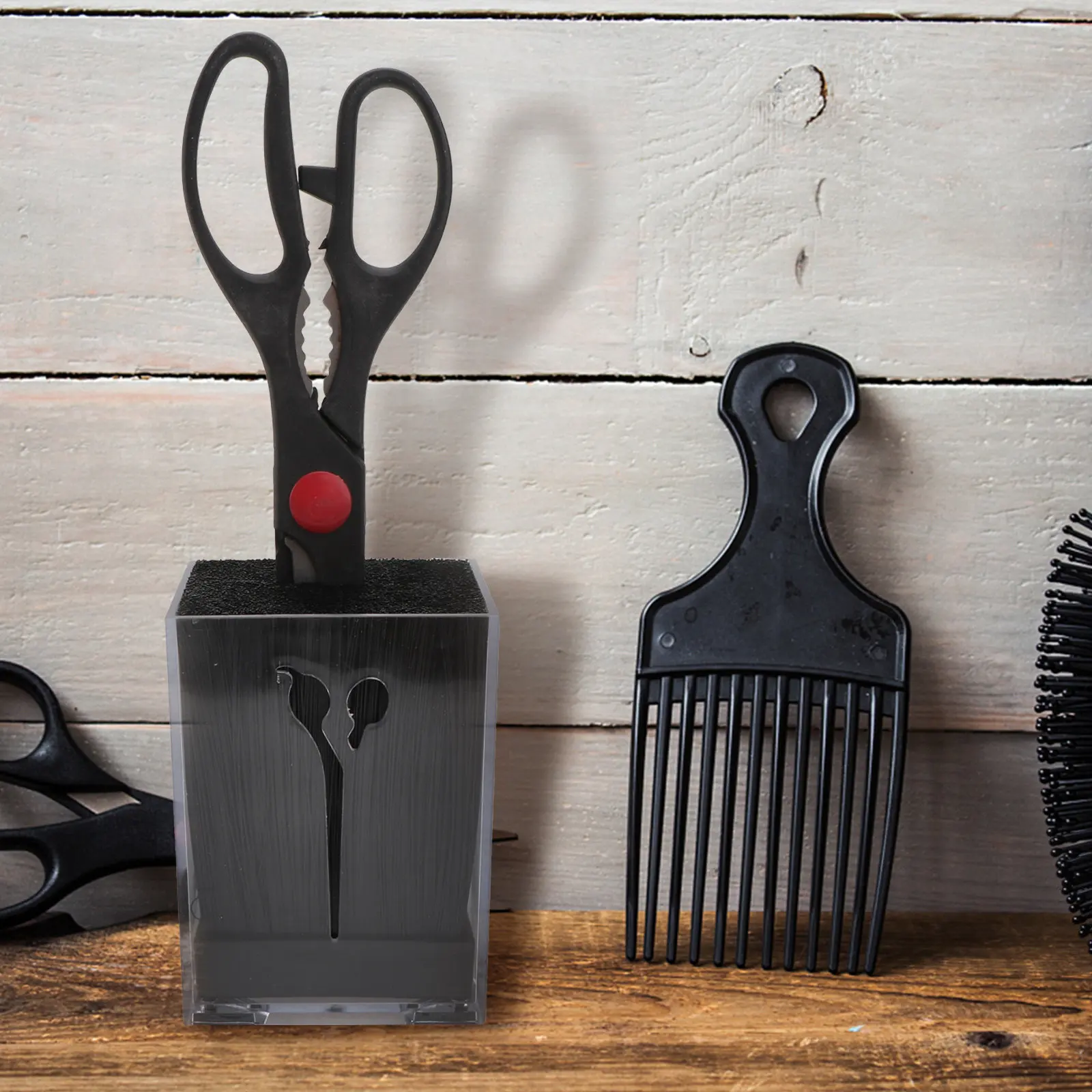 1Pcs Heavy Duty Hair Scissors Container Salon Scissor Storage Box Space Saving Hairdressing Tools Organizer Resin Hair Salon
1Pcs Heavy Duty Hair Scissors Container Salon Scissor Storage Box Space Saving Hairdressing Tools Organizer Resin Hair Salon